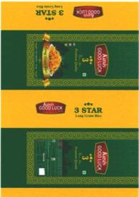 KASIS 3 STAR GOODLUCK (and logo) trademark logo