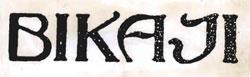 BIKAJI (and logo) trademark logo