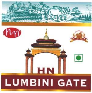 HN LUMBINI GATE (and logo) trademark logo