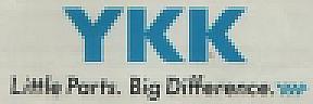 YKK (and logo) trademark logo