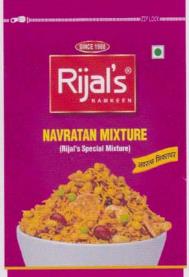 RIJAL'S NAVRATAN MIXTURE (and logo) trademark logo