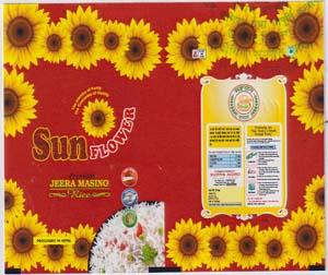 SUN FLOWER (and logo) trademark logo