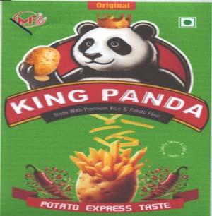 MF KING PANDA POTATO EXPRESS TASTE (and logo) trademark logo