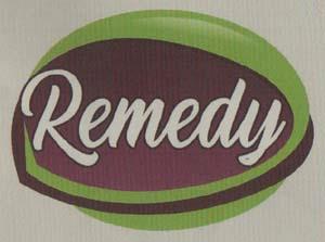 REMEDY (and logo) trademark logo
