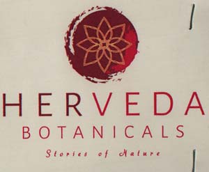 HERVEDA BOTANICALS STORIES OF NATURE (and logo) trademark logo