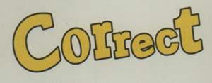 CORRECT (and logo) trademark logo