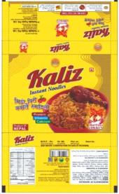 KALIZ HOT FIRE CHICKEN (and logo) trademark logo