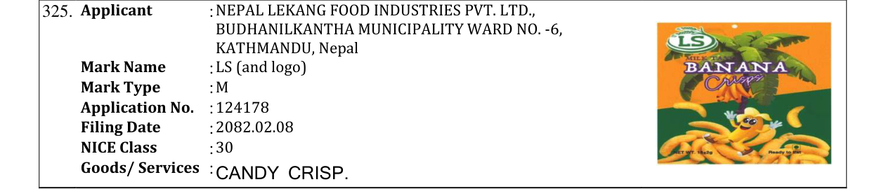 Original bulletin entry for LS (and logo)