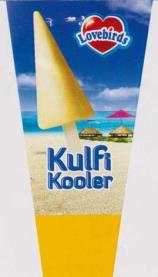 LOVE BIRDS KULFI KOOLER (and logo) trademark logo