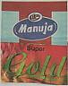 MANUJA SUPER GOLD (and logo) trademark logo