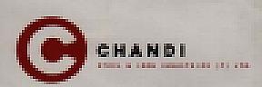 CHANDI (and logo) trademark logo