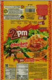 2PM CHICKEN CURRY (and logo) trademark logo
