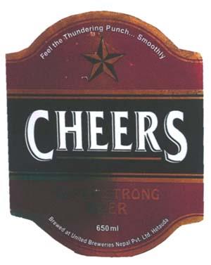 CHEERS SUPER STRONG (and logo) trademark logo