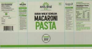 ROYAL BIVAB PASTA (and logo) trademark logo