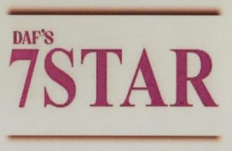 DAF'S 7 STAR (and logo) trademark logo