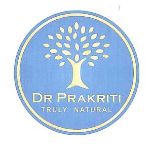 DR PRAKRITI TRULY NATURAL (and logo) trademark logo