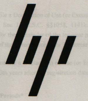HP (and logo) trademark logo