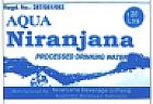 AQUA NIRANJANA (and logo) trademark logo