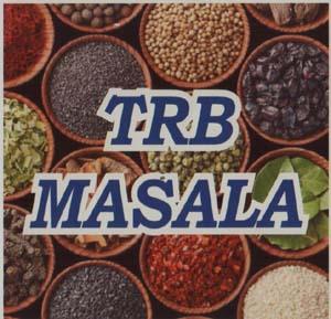 TRB MASALA (and logo) trademark logo