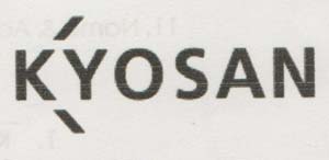 KYOSAN (and logo) trademark logo