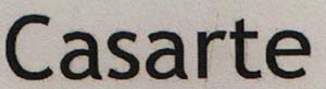 CASARTE (and logo) trademark logo