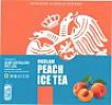 RUSLAN PEACH ICE TEA (and logo) trademark logo