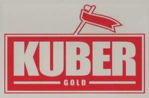KUBER GOLD (and logo) trademark logo