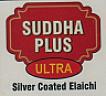 SUDDHA PLUS ULTRA SILVER COATED ELAICHI (and logo) trademark logo