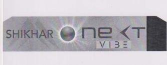 SHIKHAR NEXT VIBE (and logo) trademark logo