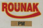 RAUNAK PM (and logo) trademark logo