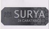 SURYA 24 CARAT KINGS (and logo) trademark logo