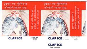 CLAP ICE (and logo) trademark logo
