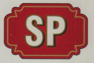SP (and logo) trademark logo