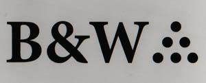 B&W (and logo) trademark logo