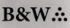 B&W (and logo) trademark logo