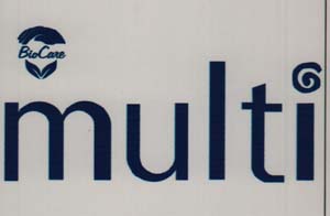BIO CARE MULTI (and logo) trademark logo