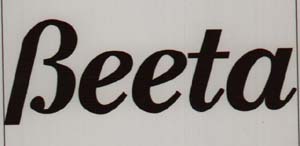 BEETA (and logo) trademark logo