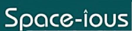 Space-ious (and logo) trademark logo