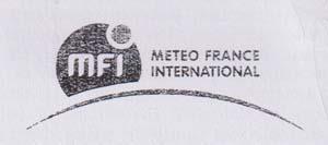 MFI METEO FRANCE INTERNATIONAL (and logo) trademark logo