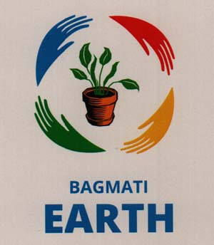 BAGMATI EARTH (and logo) trademark logo