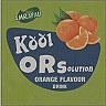 AMRAPALI KOOL OR SOLUTION ORANGE FLAVOUR DRINK (and logo) trademark logo
