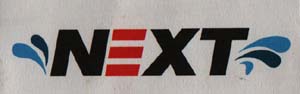 NEXT (and logo) trademark logo