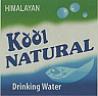 HIMALAYAN KOOL NATURAL DRINKING WATER (and logo) trademark logo