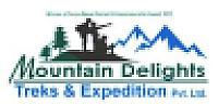 MOUNTAIN DELIGHTS TREK & EXPEDITION PVT. LTD. (and logo) trademark logo