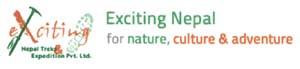 EXCITING NEPAL (and logo) trademark logo