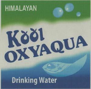 HIMALAYAN KOOL OXYAQUA DRINKING WATER (and logo) trademark logo
