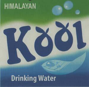 HIMALAYAN KOOL DRINKING WATER (and logo) trademark logo