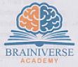 BRAINIVERSE ACADEMY (and logo) trademark logo