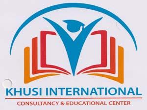 KHUSI INTERNATIONAL CONSULTANCY & EDUCATIONAL CENTER (and logo) trademark logo