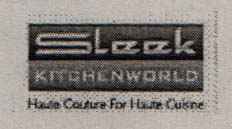 SLEEK KITCHEN WORLD (and logo) trademark logo